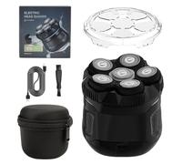 6D Men's Bald Head Electric Shaver for Quick Grooming USB Charging Beard Trimmer Digital Display Travel Shaver Electric