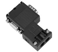 6ES7 972-0BB12-0XA0 DP Connector for Process Field Bus, RS485 PLC Connector with Built - in Termination Resistor and Grounding Metal, 12 Mbps, ABS Housing, 24V, for Industrial