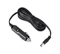 6ft/1.8m 12V-24V DC-DC 5.5mm x 2.1mm Car Cigarette Lighter Power Plug Cord Adapter Cable 10A Current Output DC5.5 * 2.1 Interface (Black)