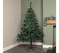 6ft (1.8m) Green Artificial Christmas Tree with Green Metal Stand and 497 Tips Samuel Alexander Green One Size
