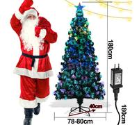 (6ft /180cm) Fibre Optic Christmas Tree,4FT, 5FT and 6FT