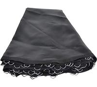 6ft/8ft/10ft/12ft/13ft/14ft/15ft/16ft Bounce Mat Trampoline Bounce Cloth Replacement Bounce Mat With Triangular Buckle (Color : Schwarz, Size : 14ft - (88 buckles))