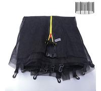 6ft 8ft 10ft 12ft 15ft 16ft Trampoline Net, Unisex Trampoline Safety Nets 183-488cm, Replacement Surround Netting with Zipper and Safety Buckle,Small Fingers Safe Protective Net (6/8 Poles) ,488CM