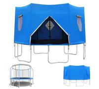 6ft/8ft/10ft/12ft Trampoline Tent, Trampoline Canopy, Waterproof Trampolines Tent Cover, Anti-UV Sun Protection Round Trampolines Shade, for Birthday Parties, Camping, Picnics, Outdoor (6FT)