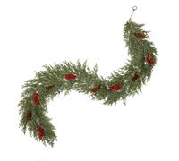 6FT Artificial Cedar Christmas Garland for Indoor Outdoor Holiday Decor