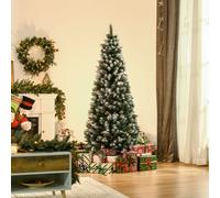 Bon Noel 6Ft Artificial Christmas Tree Xmas Outdoor Decoration with Pinecone