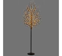 (6ft, Black) VeryMerry Micro Dot Tree with Warm White LEDs