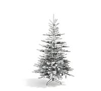 6FT Californian Pine Snow Covered Green 646 Tips Bushy Artificial Plain Christmas Tree Holiday Deluxe Xmas Festive Home Decorations