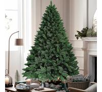 6ft Christmas Tree Christmas Tree Traditional Artificial Large Bushy Xmas Tree with Metal Stand