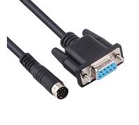6FT DB9 to RS232 MD 8p Male Serial Cable for Rockwell AB MicroLogix 1400 PLC Programming 1761-cbl-pm02