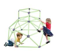 6FT Dome Climber, Climbing Tower Playset, Toddler Climbing Frame with Monkey Bar, Jungle Gym with Convenient Grip, Indoor Outdoor Play Equipment for Kids Age 3+ (Green)