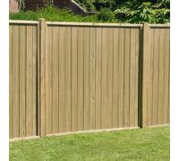 Forest 6' x 6' Pressure Treated Vertical Tongue and Groove Fence Panel (1.83m x 1.83m)