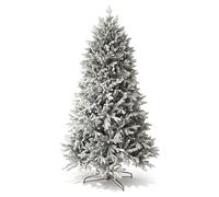 6FT Green Oregon Pine Christmas Tree Shatchi White 6ft