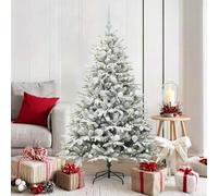 6ft Green Pre-Lit Artificial Christmas Tree with Ball Set, LED Fairy Lights, USB Power Source, Heavy Duty Stand for Indoor & Protected Outdoor Use