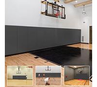 6FT Gym Wall Padding2 Thick Foam Protector for Basketball Taekwondo Garage & BasementDurable Wall Mat for Safety & Impact Protection (72" L x 20" W)