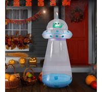 6ft Halloween Giant UFO Inflatable with Build-In LED