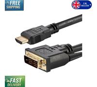 6ft HDMI-DVI Adapter Cable - Male-Male with Bi-Directional Support
