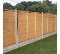 6ft High (1.83m) Forest Garden Straight Edge Lap Panel
