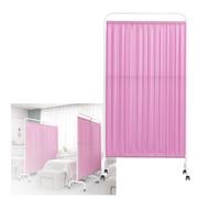 6ft High Foldable Room Divider, Medical Privacy Screen With Wheels, Clinic/Patient/Examination Room Temporary Fence Folding Iron Frame(C,3-panel)