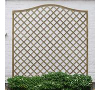 Forest Garden 5'11'' x 5'11'' (180 x 180cm) Pressure Treated Decorative Europa Hamburg Garden Screen