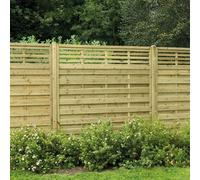 6ft High Forest Europa Kyoto Fence Panels - Pressure Treated
