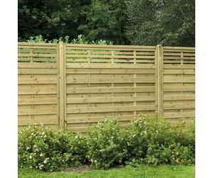 6ft High Forest Europa Kyoto Fence Panels - Pressure Treated