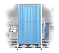 6ft High le Room Divider on Wheels 6Panel Light Blue Folding Partit for Hospital Office Beau SalonPortable & Versatile Solut