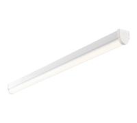 6ft High Lumen Batten Light - 68.5W Cool White LED - Gloss White & Opal