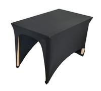 6FT Lash Bed Cover Stretchy Massage Table Cover Soft Comfortable Washable Spa Bed Cover Professional Protective Massage Bed Fitted Cover for Lash Extension Spa Massage Beauty Salon Waxing(black)