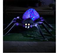 6ft Light-Up Inflatable Halloween Spider Decor Garden Greatness Black 1 Pack