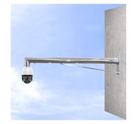 6ft Metal CCTV Camera Mount Pole HeavyDuty Wall Bracket for IP/PTZ/Dome Surveillance Cameras 200cmHolder for Enhanced ty and Stability