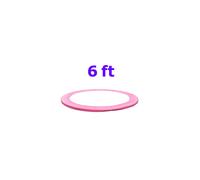 (6FT Pink) Greenbay 6ft 8ft 10ft 12ft 13ft 14ft Replacement Trampoline Surround Pad Foam Safety Guard Spring Cover Padding Pads