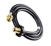 6Ft Propane Hose Connects, High-Pressure Propanes Adapter Hose 1 Lb to 20 Lb Converter Quick-Connect Propane Hoses for Grill, Stove
