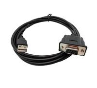 6FT RS232 DB9 Female To USB 2.0 PLC Serial Cable, Only Use For Programmable Logic Controller 1.8M