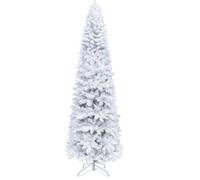 6Ft Slim Pencil Pine Christmas Tree Artificial And Bushy