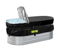 6Ft Stock Tank Horse Trough Cover, Water Trough Cold Plunge Insulated Cover for Horse Trough Rectangular Cold Plunge Ice Bath Tub Covers 2 x 2 x 6 Foot Stock Water Tank Oval Pool liner Hot Tub Kit