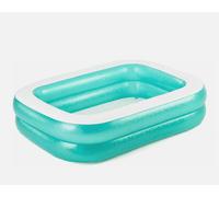 6ft Swimming Pool Inflatable Blue Rectangular With Water Kids Garden Bestway