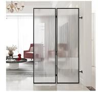 6ft Tall Folding Privacy Room Divider - Modern Freestanding Decorative Partition Screens for Room Separation - Set of 2 (80x180 CM)