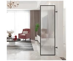 6ft Tall Folding Privacy Room Divider Screen Modern Freestanding Partition for Home Decorative Room Separation 40x180 CM Ideal for Living Room Office or Studio Use