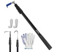 6FT Truck Cargo Grabber Telescoping Truck Bed Retriever Tool Multi-Use Truck Bed Tool Truck Accessori Extendable Reaching Tool Suited for Pickup Trucks SUVs Trailers RVs Boats Garages or Homes