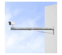 6ft WallMounted Metal CCTV Camera Mount Pole HeavyDuty Surveillance Bracket for IP/PTZ/Dome/Box Cameras Perfect for Outdoor ty Monitoring