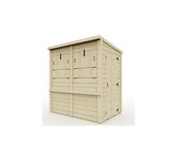 (6ft x 4ft) Everest Party Shed with Pent Roof, Door and Hatches