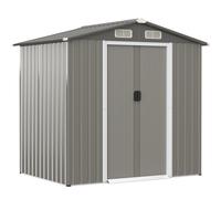 6FT x 4FT Outdoor Storage Shed Metal Tool House W/ 4 Air Vents