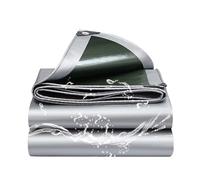 6ft x 6.5ft Tarps Waterproof & Heavy Duty, Large Plastic Tarp with Grommets, Thick 12 Mil Tarpaulin Ground Sheet, Multipurpose PE Cover for Canopy Tent, Roof, Boats