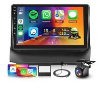 6G+128G Car Radio for Ford Fiesta 2009 2010 2011 2012 2013 2014 Wireless CarPlay Android Auto DSP, Hodozzy 9 Inch 1280P Touch Screen Car Stereo with Bluetooth 5.0 MirrorLink 63UIs SWC Backup Camera