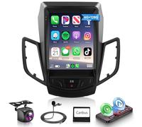 6G+128G For Ford Fiesta MK8 MK7 2009-2016 Android Car Stereo Wireless CarPlay & Android Auto 9.7 Inch Touch Screen Car Radio GPS/FM RDS/Wi-Fi/Bluetooth 5.1/Split Screen/Dual USB/AHD Reverse Camera/SWC