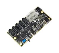 6G Drive Adapter Board, Type-C to ATA Expansion Card 5 Port for Desktop Repair Workstation Storage Drive Checks Type-C to ATA Expansion Card
