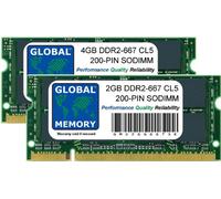6GB (4GB + 2GB) DDR2 667MHz PC2-5300 200-PIN SODIMM MEMORY RAM KIT COMPATIBLE WITH INTEL IMAC (MID 2007)