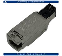 Siemens RJ45 Plug Connector 6GK1901-1BB10-2AA0 SIMATIC NetIE 2x2 180°