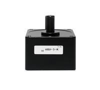 6GU Reduction Gear Box for 220V 250W AC Reversible Variable Speed Motor Ratio 1:3 to 1:500 450rpm to 2.7rpm Reduction Gearbox.(0-450rpm)